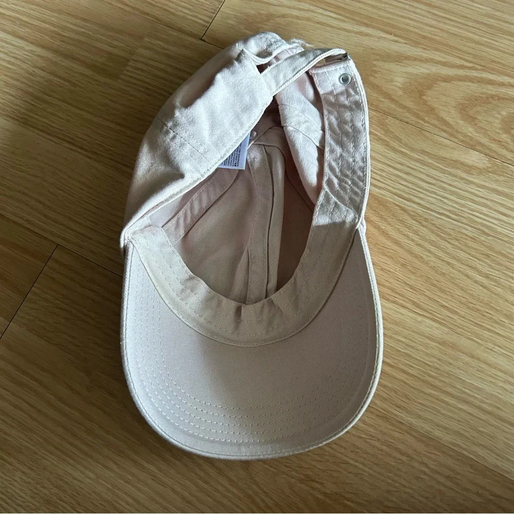 Gap Twill Logo Pale Pink Khaki Cat Youth OS